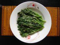 家常菜凉拌茼蒿做法图解5)