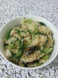 鲜香芥菜饭做法图解9)