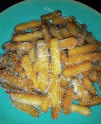 美味的炸面条做法图解5)