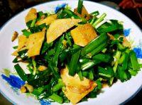 家常菜韭菜炒豆干