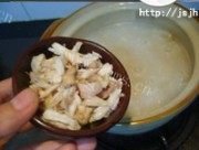 麦香鸡丝粥做法图解5)
