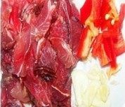 扁豆炒肉片做法图解1)
