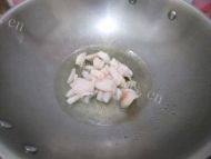 鸡腿菇炒肉片做法图解5)