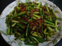 家常菜肉丝蒜薹