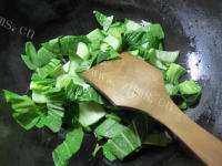 美味的咖喱青菜豆腐做法图解3)