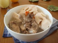 排骨炖莲藕做法图解10)