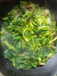 自制菠菜粉丝做法图解5)