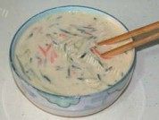 黄瓜胡萝卜饼做法图解4)