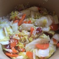 自制黄芽菜菜饭的做法图解三
