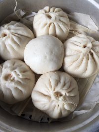 美味的白菜猪肉包子做法图解8)