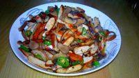 家常菜香菇炒豆干
