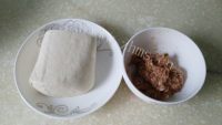 家常菜肉沫豆腐做法图解1)