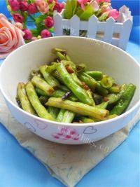 色味俱全的孜然豆角