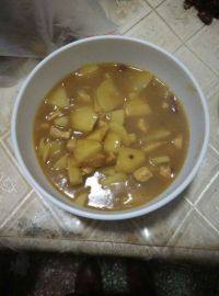 家常菜咖喱鸡块
