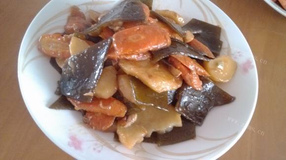 独特的土豆烧海带