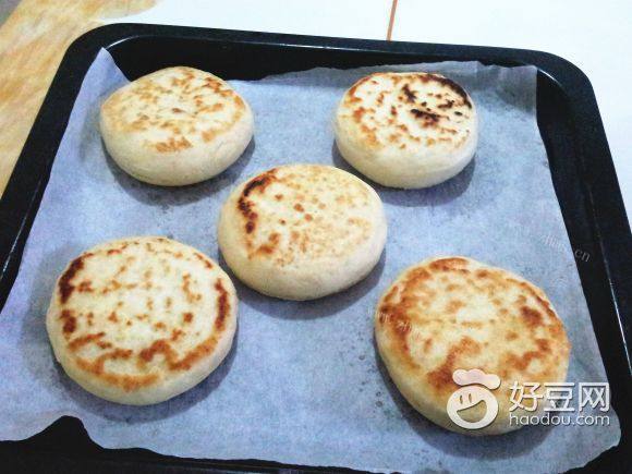 自己做的红糖锅盔