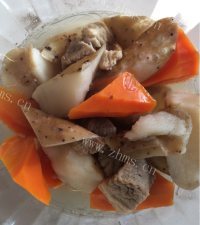 美味羊肉炖山药做法图解5)