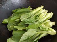 家常菜香菇扒油菜做法图解4)
