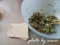 美味的荠菜馄饨做法图解6)