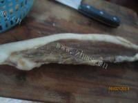 特别的慈菇炒腊肉做法图解2)