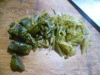 家常雪菜青椒炒香菇做法图解4)