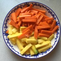 好吃的羊排鹰嘴豆抓饭做法图解3)