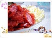 自制香肠批萨做法图解3)