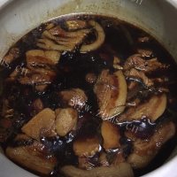 五味俱全的腊汁肉夹馍做法图解7)