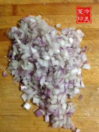 美味洋葱火腿咸马芬做法图解2)