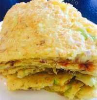 自制土豆丝鸡蛋饼