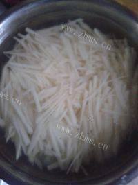 家常菜土豆丝炒肉丝做法图解1)