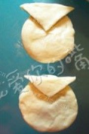 自制猫头鹰情侣面包做法图解3)