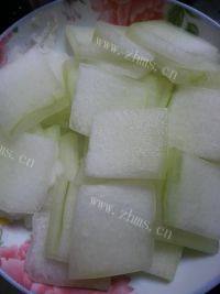 家常菜虾米烧冬瓜做法图解1)