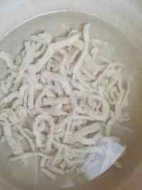 家常香菇青菜瘦肉粥做法图解5)