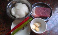 家常菜凉薯炒肉做法图解1)