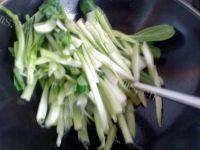 家常菜蒜香青菜做法图解5)