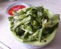 简单的青菜炒香菇做法图解2)