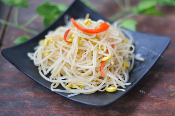 清炒黄豆芽