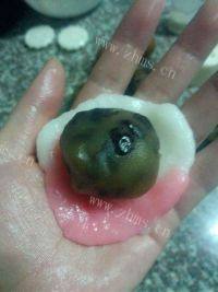 自制彩色冰皮月饼做法图解10)