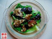 家常菜蚝油香菇做法图解4)