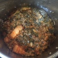 开胃的梅菜烧肉做法图解10)