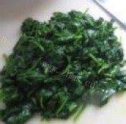 家常菜菠菜炖豆腐做法图解1)