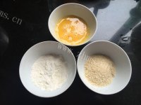 好看的土豆凤尾虾球做法图解4)