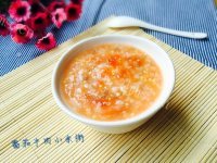 自制番茄牛肉小米粥做法图解10)