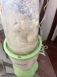 自己做的蓝莓山药泥做法图解4)
