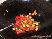 家庭版白菜豆腐做法图解3)