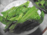 美美厨房之豆豉油麦菜做法图解2)