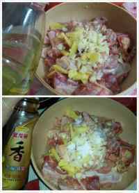 营养美食电饭锅版香菇焖鸡做法图解3)