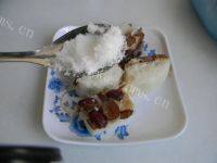 自己做的红枣米糕