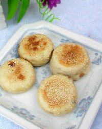 自己做的发面红糖饼